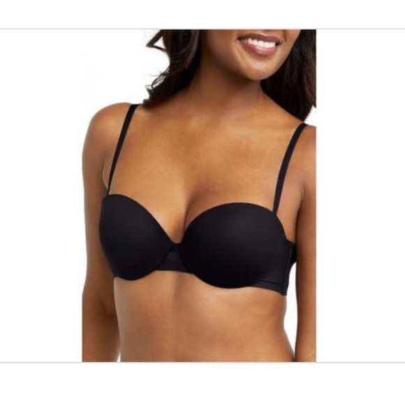 Maidenform Other - Maidenform 34B Strapless t-shirt Black Bra